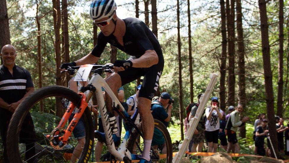 Mountain biking on Cannock Chase