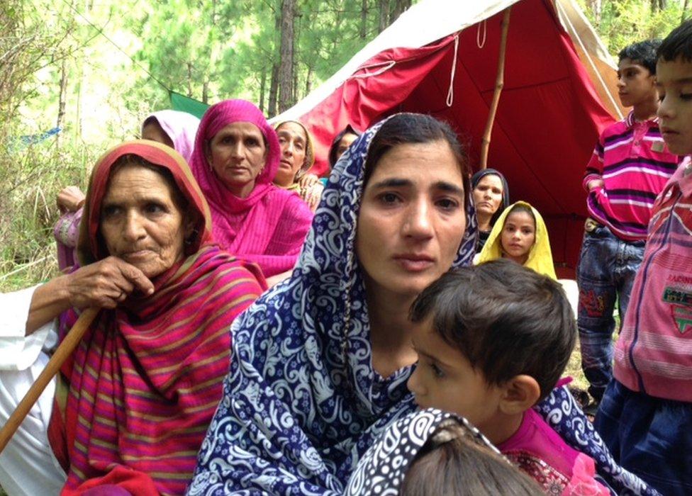 Picture of Zulekha Khatoon in Pakistan administered Kashmir in August 2015