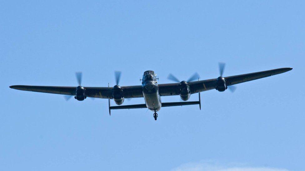 The Battle of Britain Memorial Flight's Lancaster, known as Thumper,