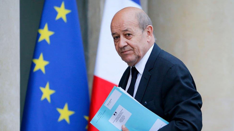 French Foreign Affairs Minister Jean-Yves Le Drian