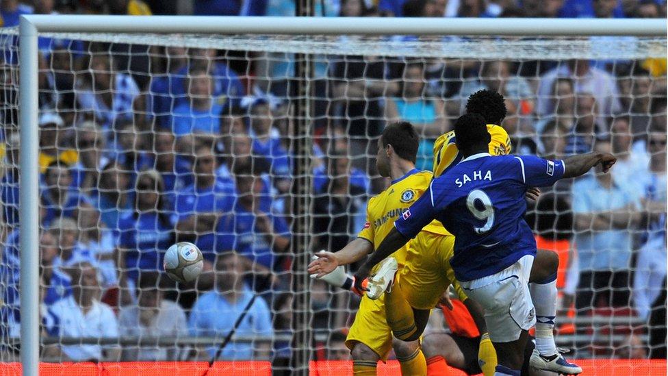 Louis Saha scores the fastest ever FA Cup final goal