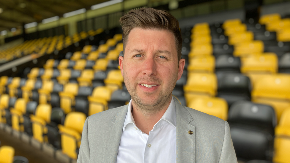 Cambridge United chief executive, Alex Tunbridge