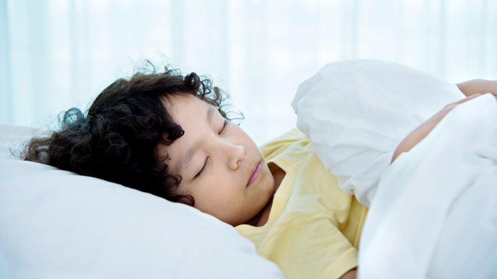 A child sleeping