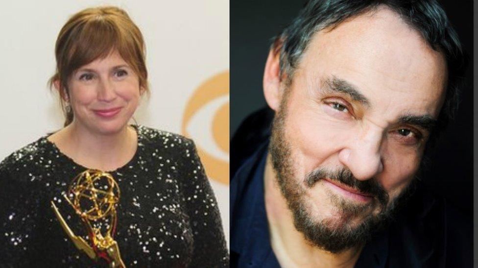 Abi Morgan a John Rhys Davies