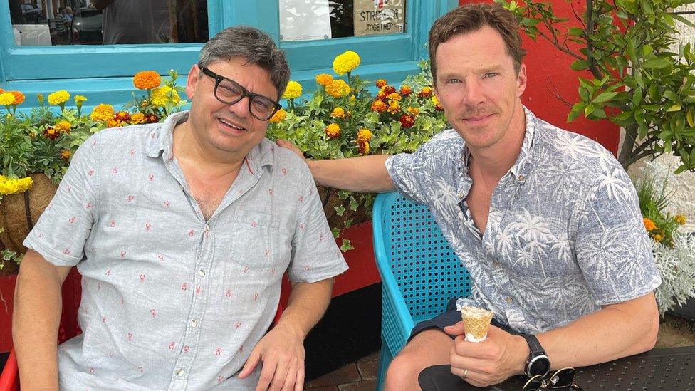 Ugur Vata and Benedict Cumberbatch