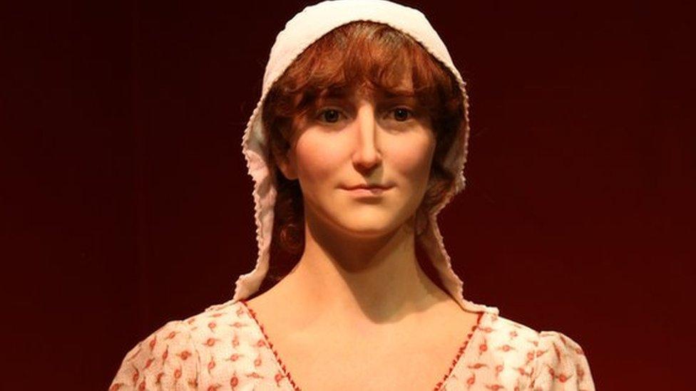 Jane Austen waxwork