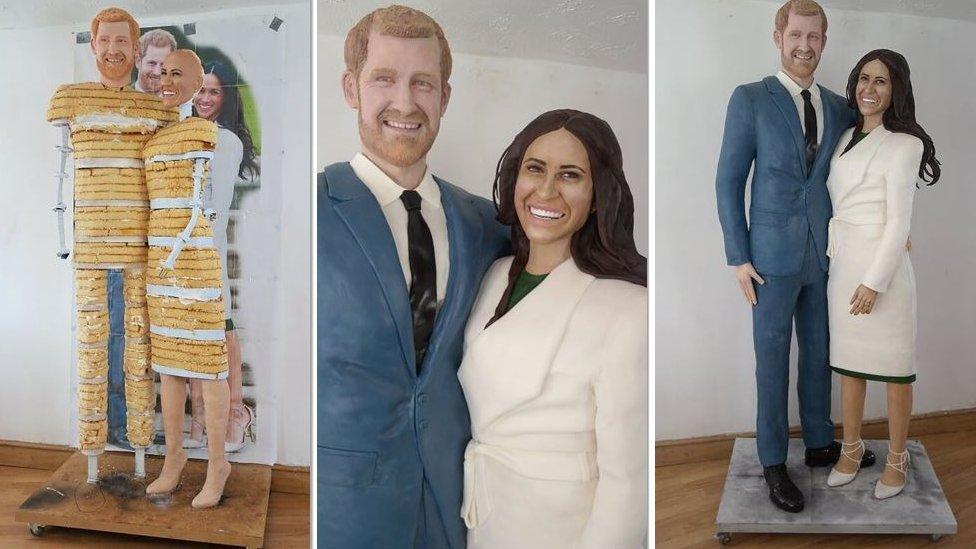 The cakes of Prince Harry and Meghan Markle