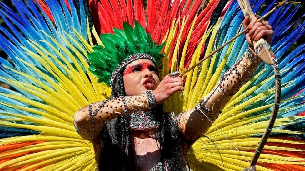 Performer at Notting Hill Carnival