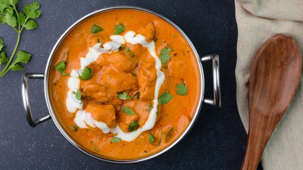 A stock image of butter chicken