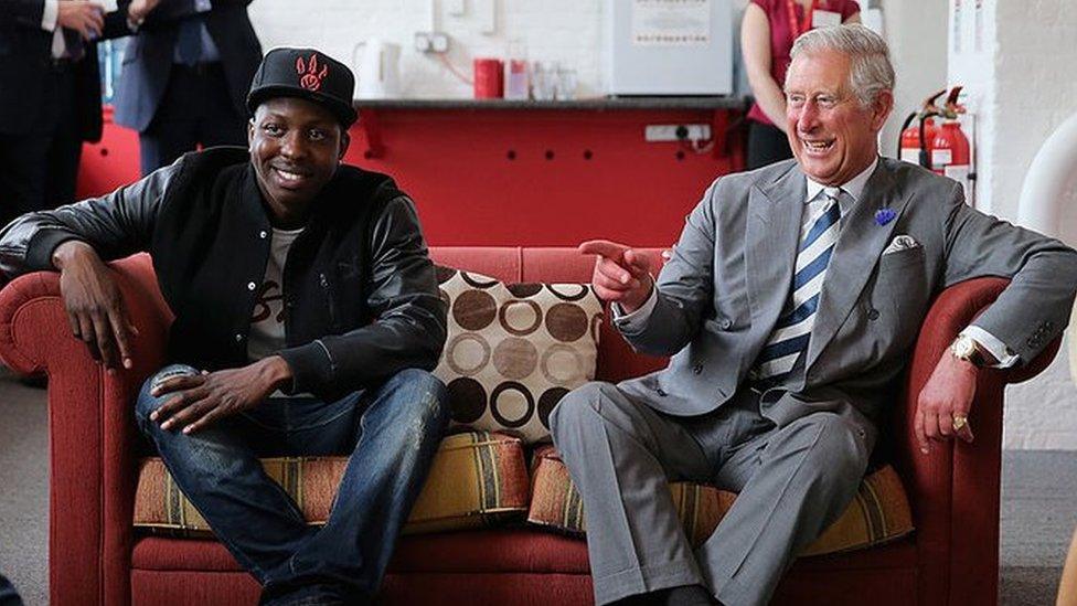 Jamal Edwards Prince Charles.