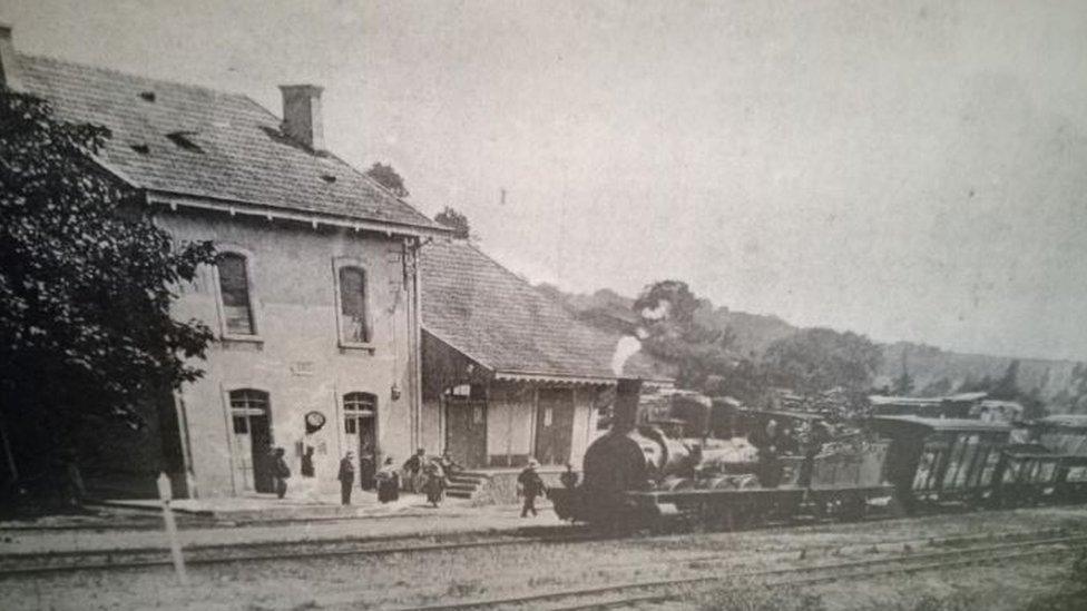 Old picture of the station