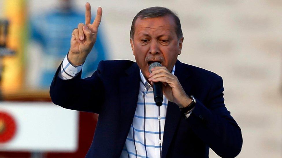 Turkish President Recep Tayyip Erdogan