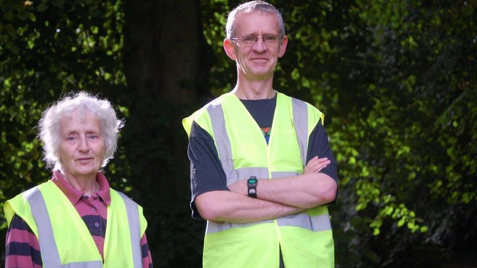 Paul Horne with his mum Valerie, who passed away in 2017