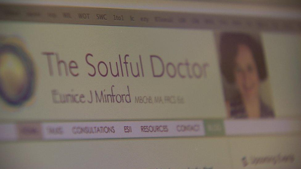 Dr Minford's website, The Soulful Doctor