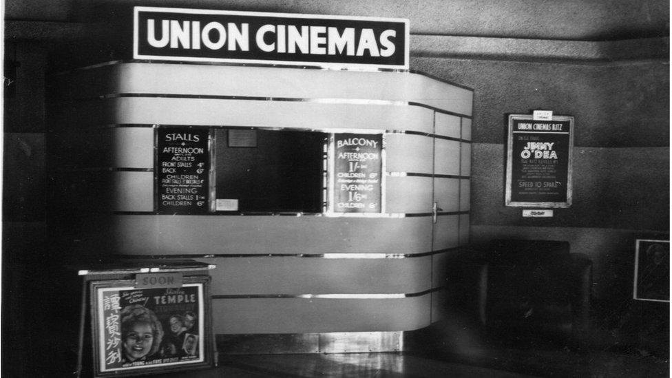 Kiosk at cinema