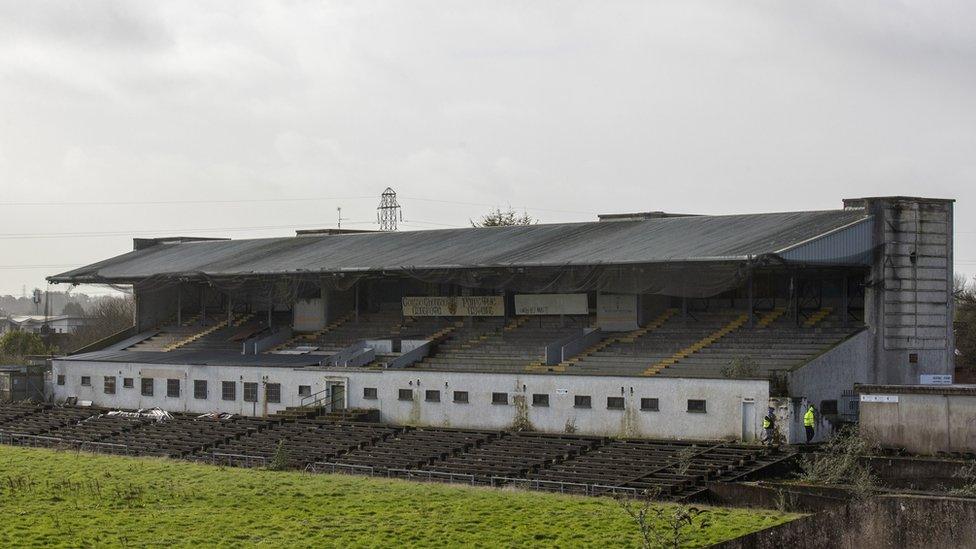 Casement Park in current coniditon