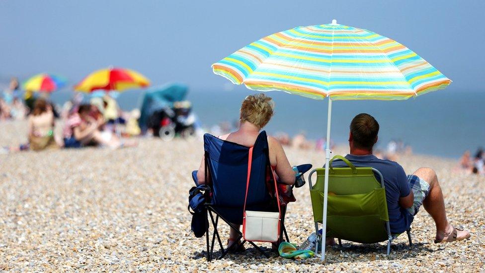 Couple on beach