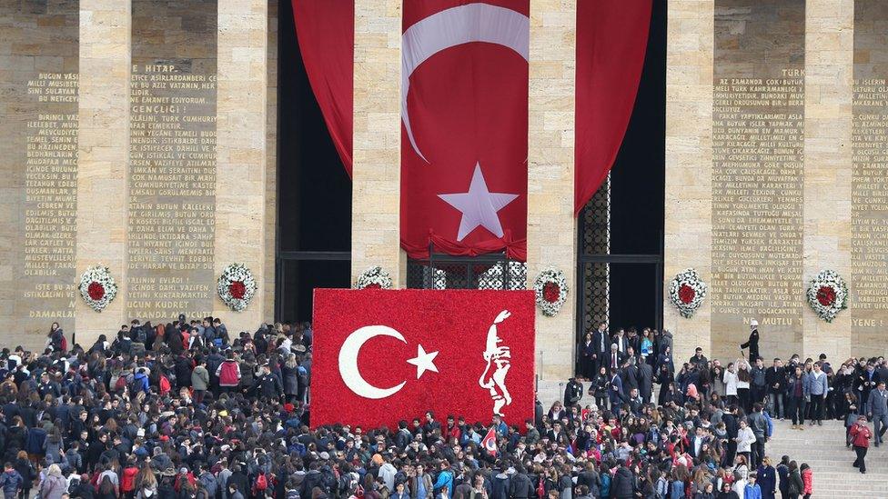 Commemorations in Ankara for the anniversary of Ataturks death