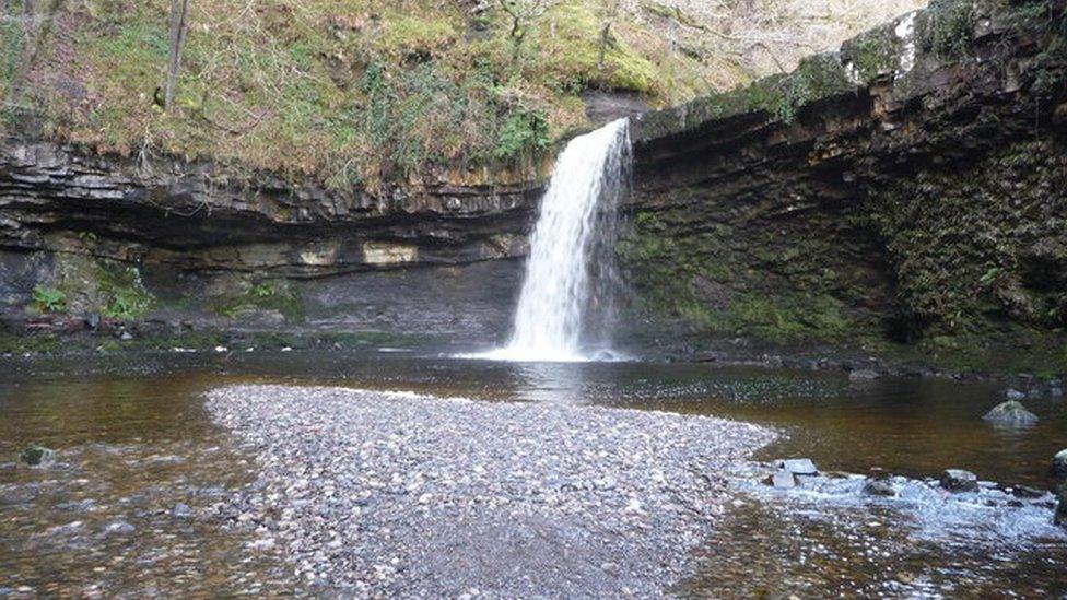 Sgwd Gwladys waterfall