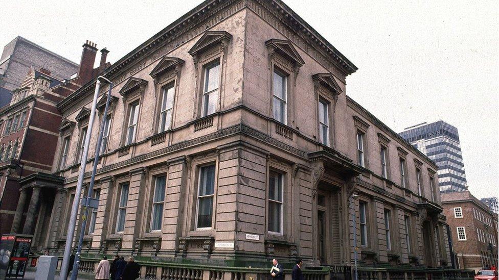 Birmingham Magistrates' Court shown from the outside