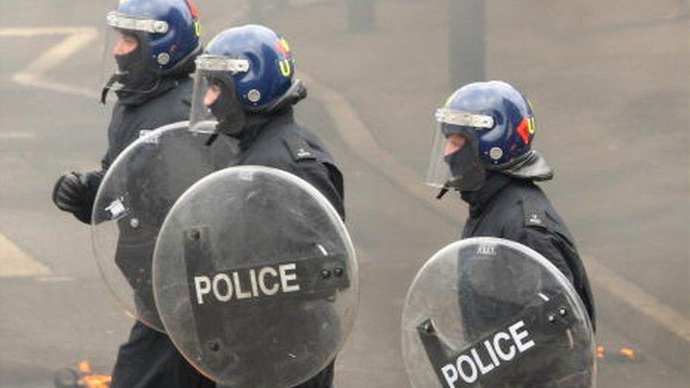 Riot police