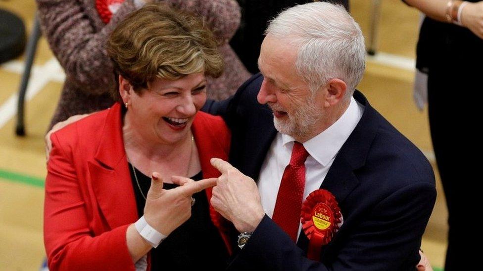 Emily Thornberry and Jeremy Corbyn