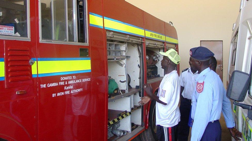 Fire engines donated to The Gambia