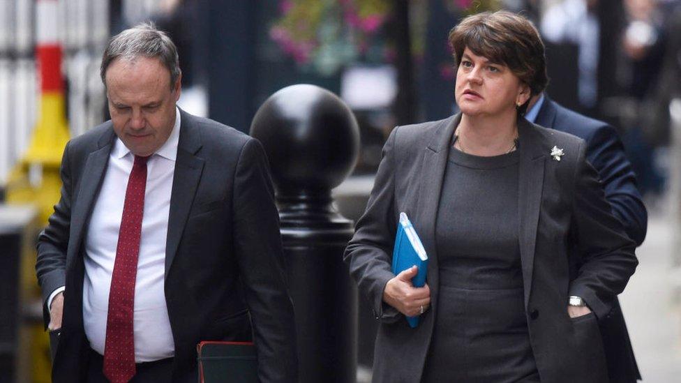 Nigel Dodds and Arlene Foster