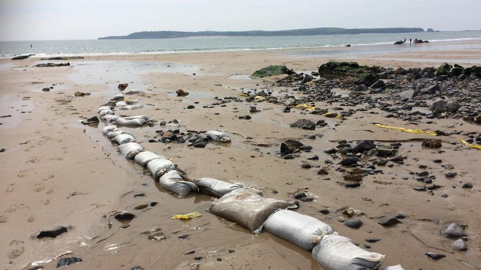 Tenby south beach