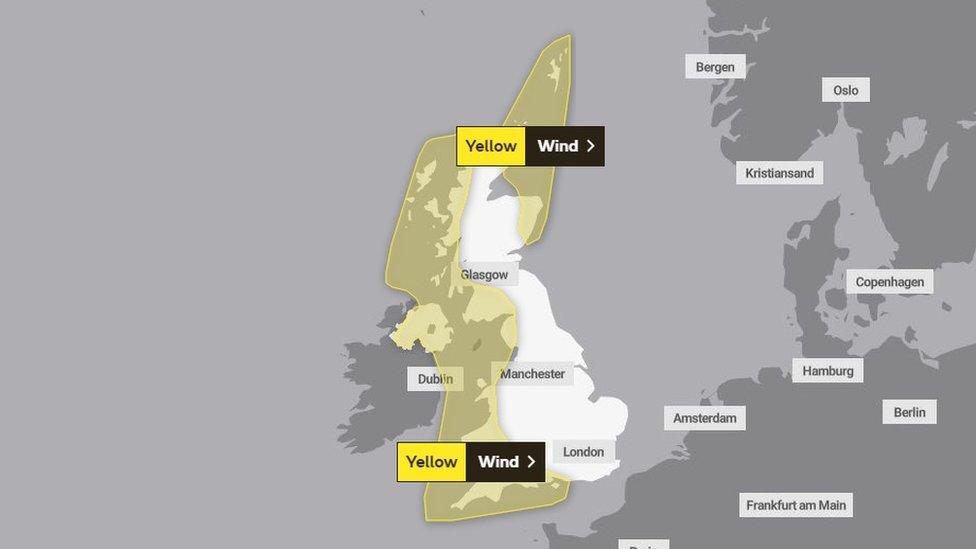 Met Office weather warnings