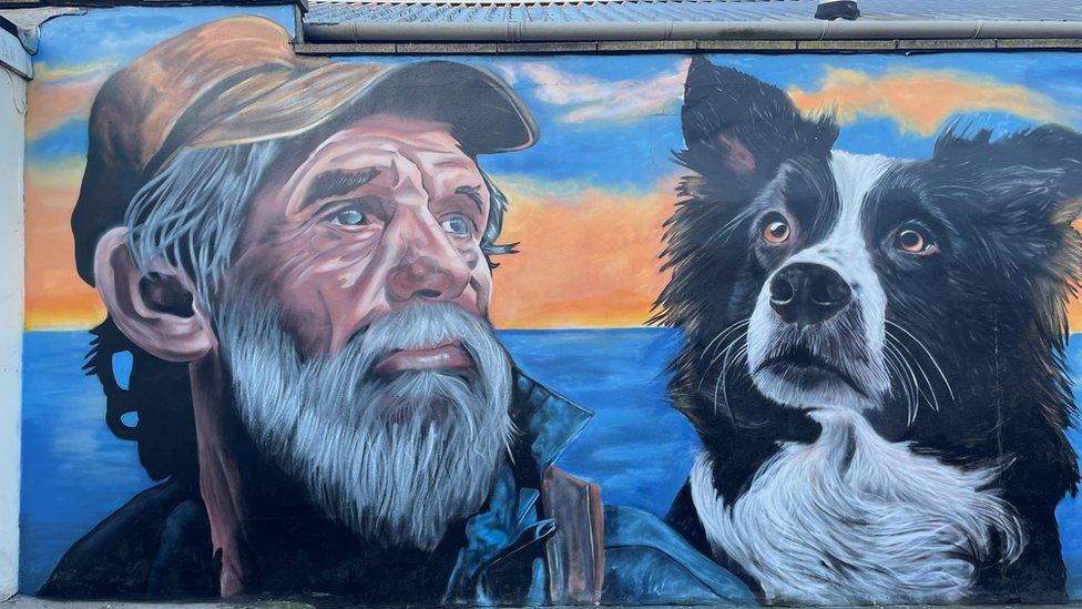 A new mural in Burnham-on-Sea