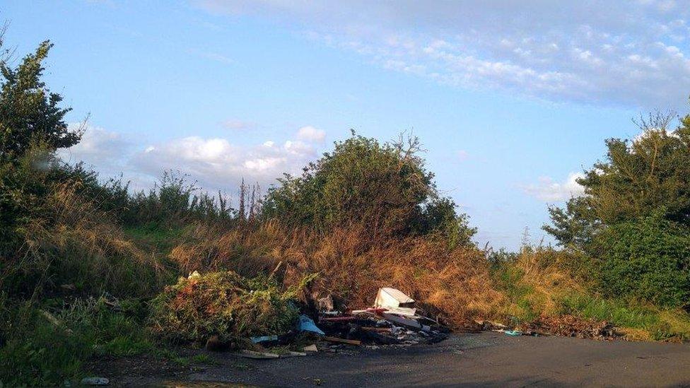 Berkeley Lane fly tipping