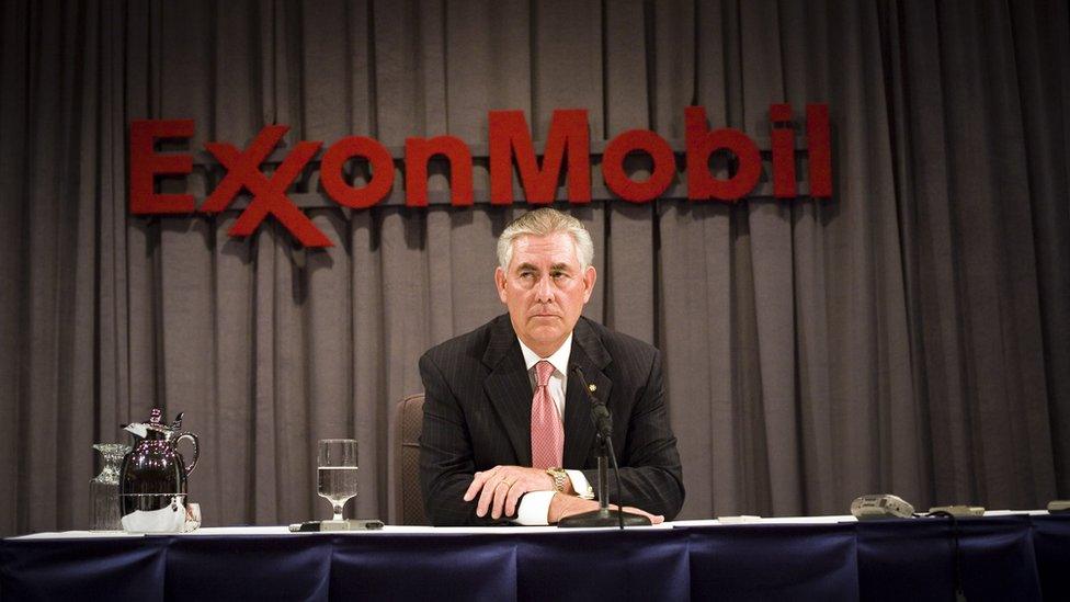 Former Exxon boss Rex Tillerson