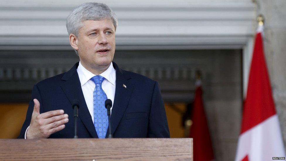 Stephen Harper announces general election. 2 Aug 2015