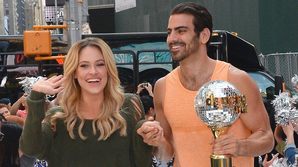 Nyle DiMarco and his partner Peta Murgatroyd