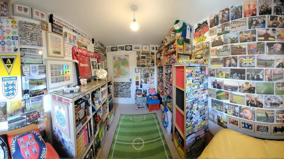 A football shrine