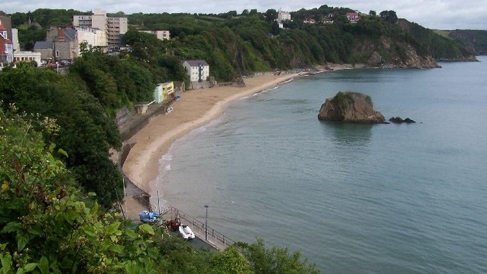 Tenby beach