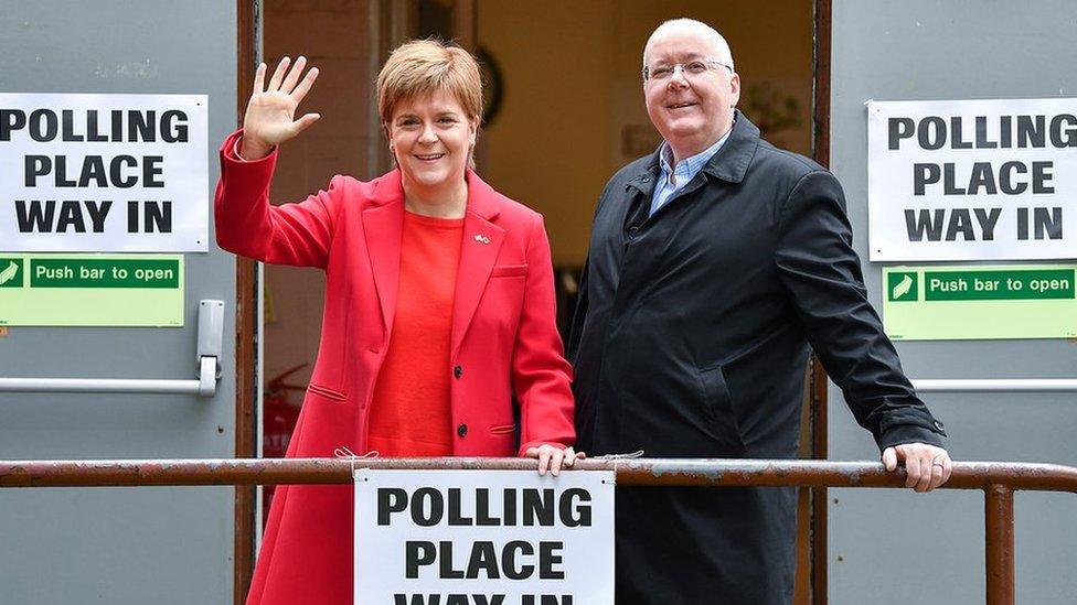 Nicola Sturgeon and Peter Murrell