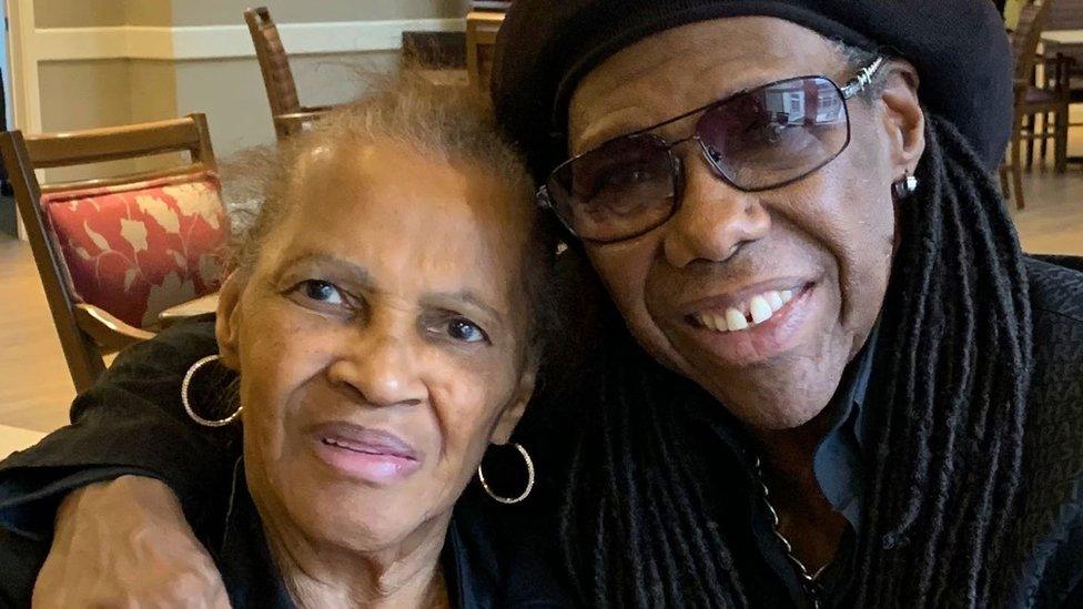 Nile Rodgers and mother Beverly