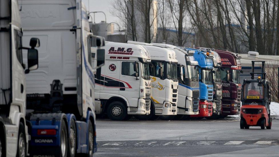 hauliers stuck