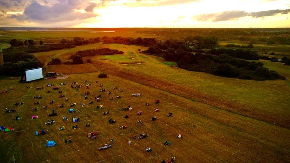 Outdoor cinema