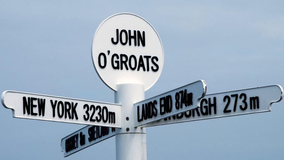 John O'Groats sign