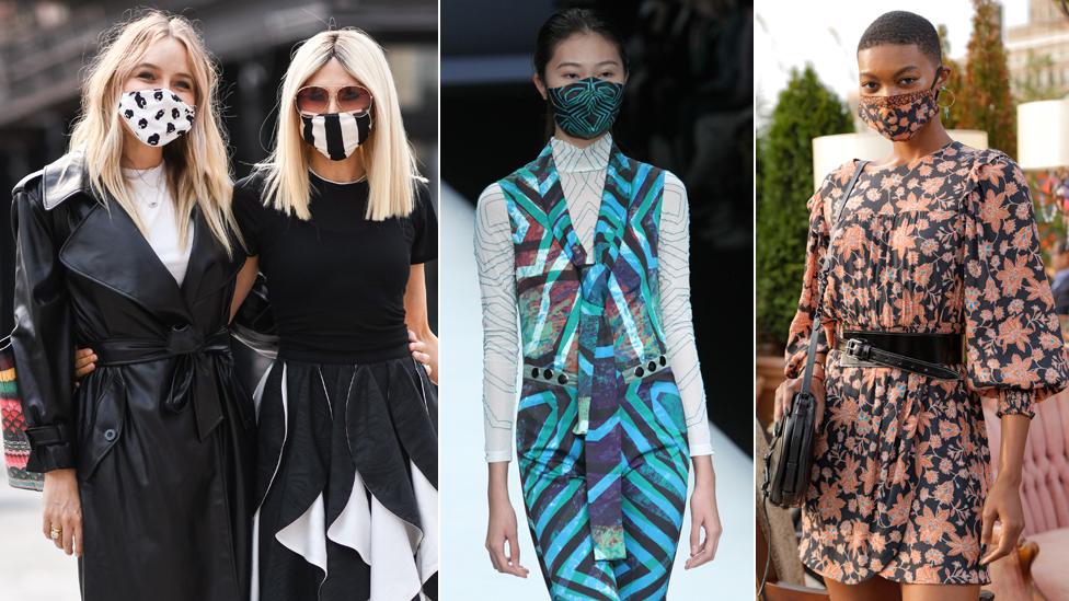 L-R: Jenny Mollen and Stacey Bendet wearing Alice and Olivia, Liu Chaoying and Yan Jin, Rebecca Minkoff