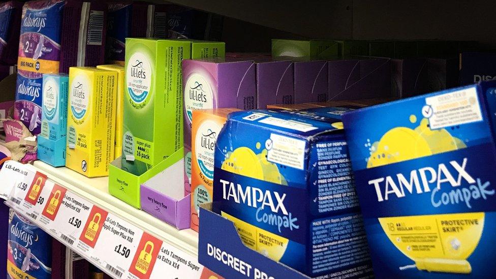 products on sale in a Glasgow supermarket