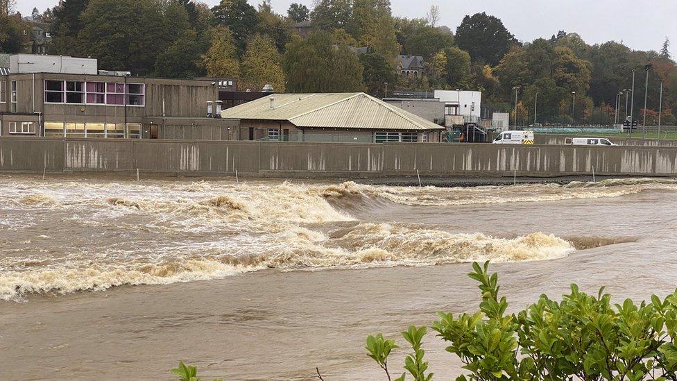 Hawick water levels