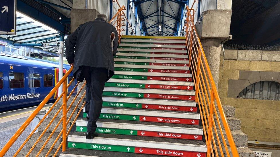 Guildford Station footbridge