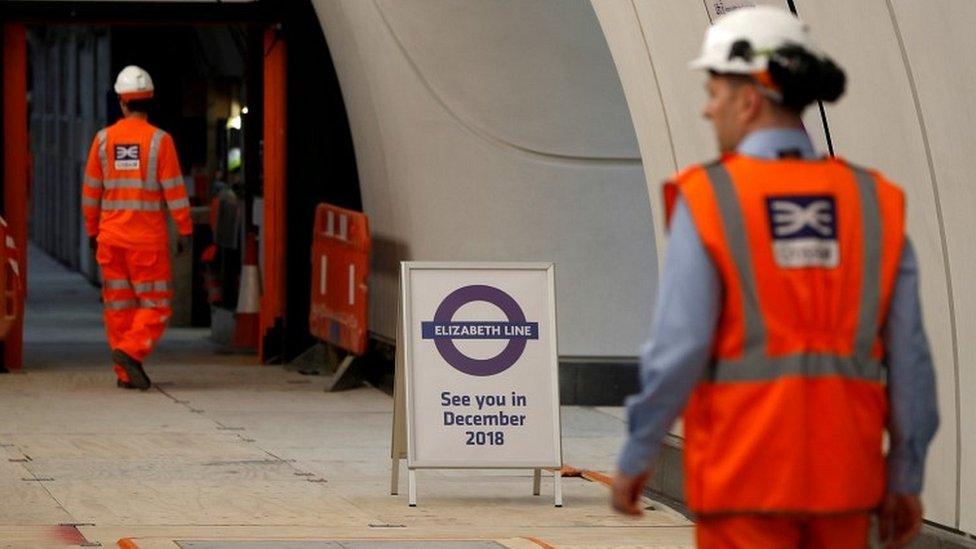 Crossrail workers