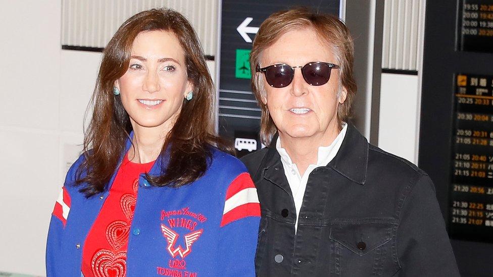 Sir Paul McCartney and wife Nancy Shevell