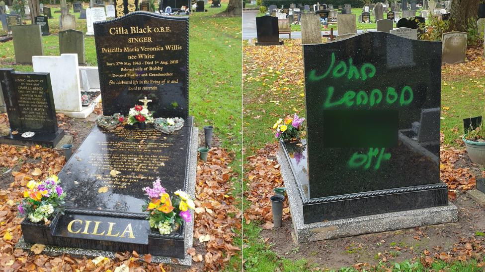 Cilla Black's grave