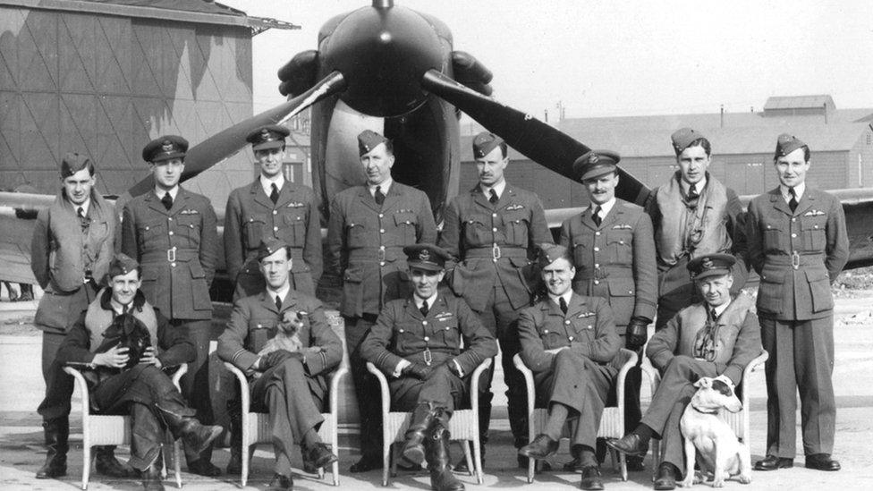 Pilots in the 602 (City of Glasgow) squadron, 1939-1940